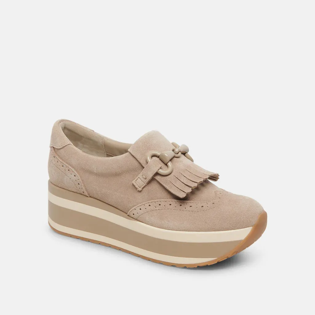 Dolce Vita Jhax Almond Suede Sneaker