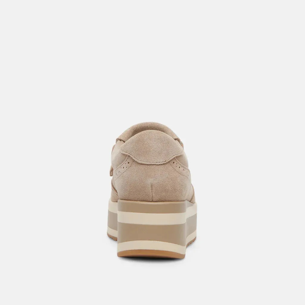 Dolce Vita Jhax Almond Suede Sneaker