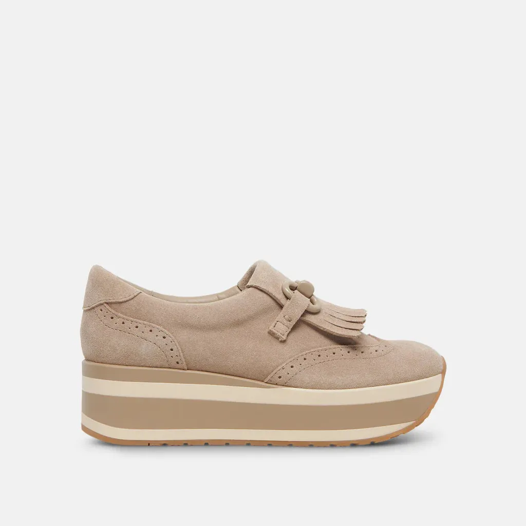 Dolce Vita Jhax Almond Suede Sneaker