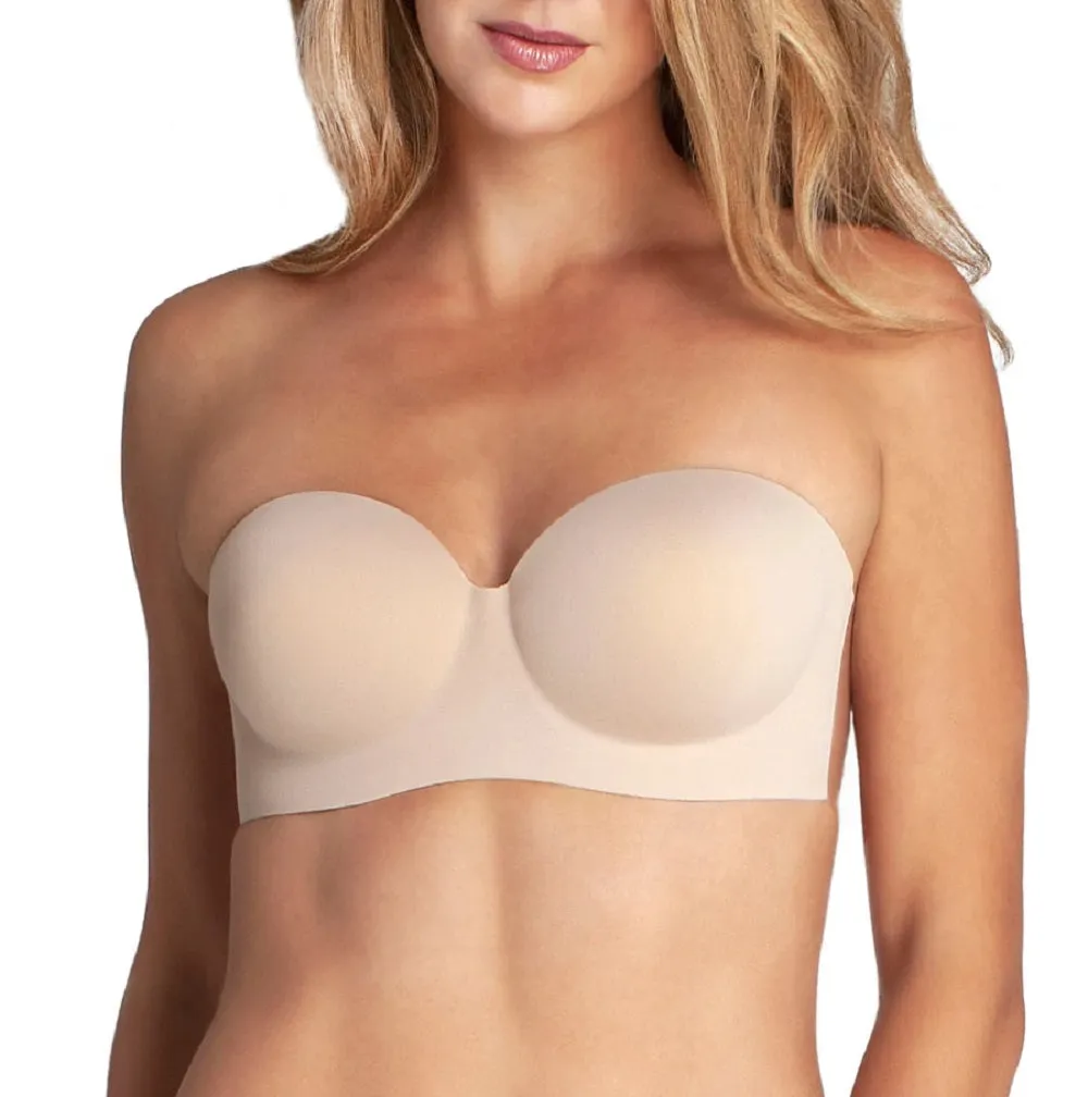Fashion Forms Women's Voluptuous Backless Strapless Bra, Nude, D Cup