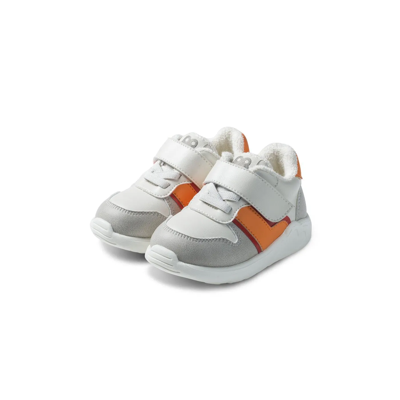 Fleece Room Soft Sole Anti-slip Pre-walker Orange Baby Sneakers