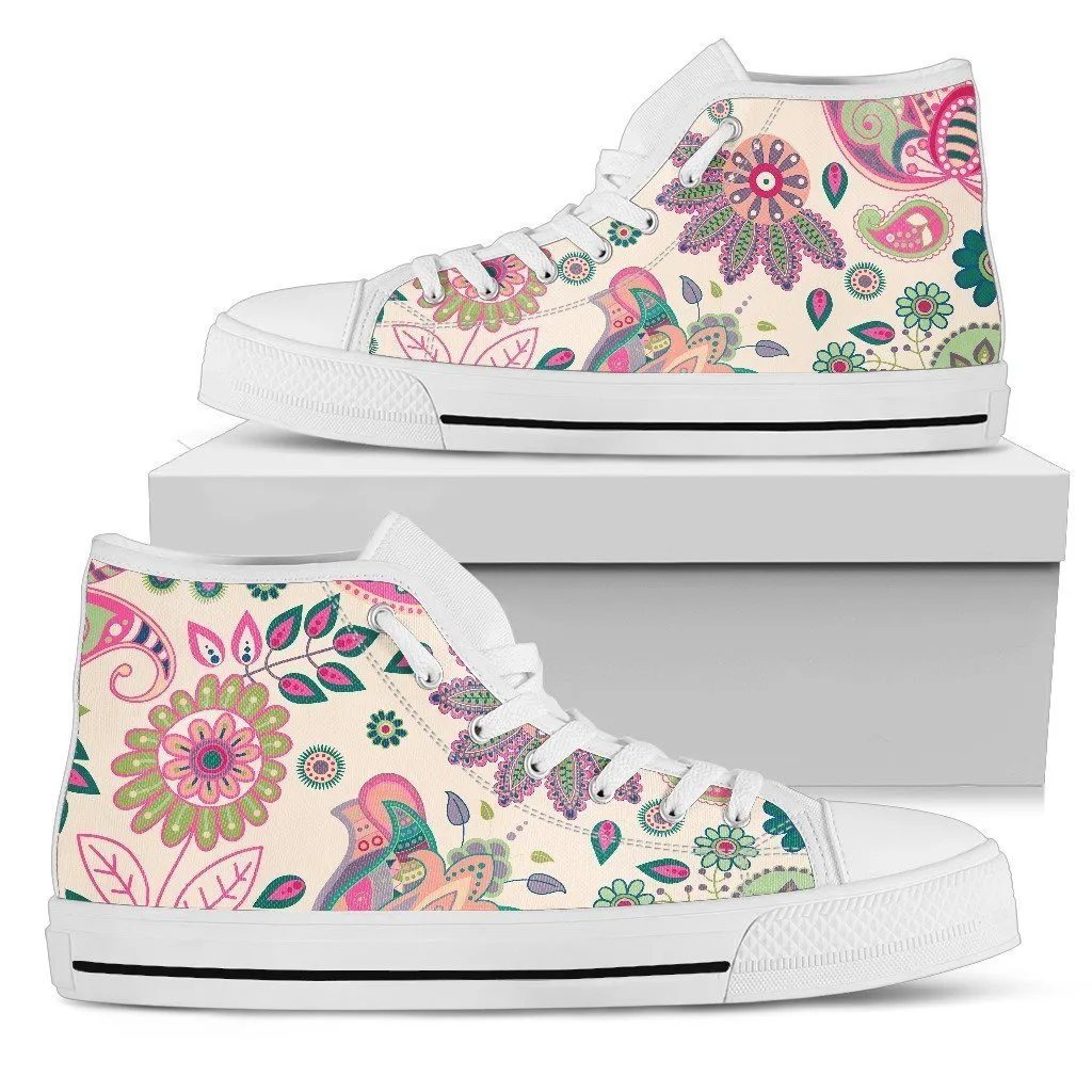 Floral Zen | BoHo High Tops