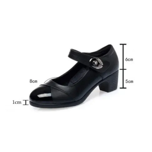 Free ShippingWomen's Diamond Button Soft Sole Leather Orthopedic ShoesComfortable, Non-slip
