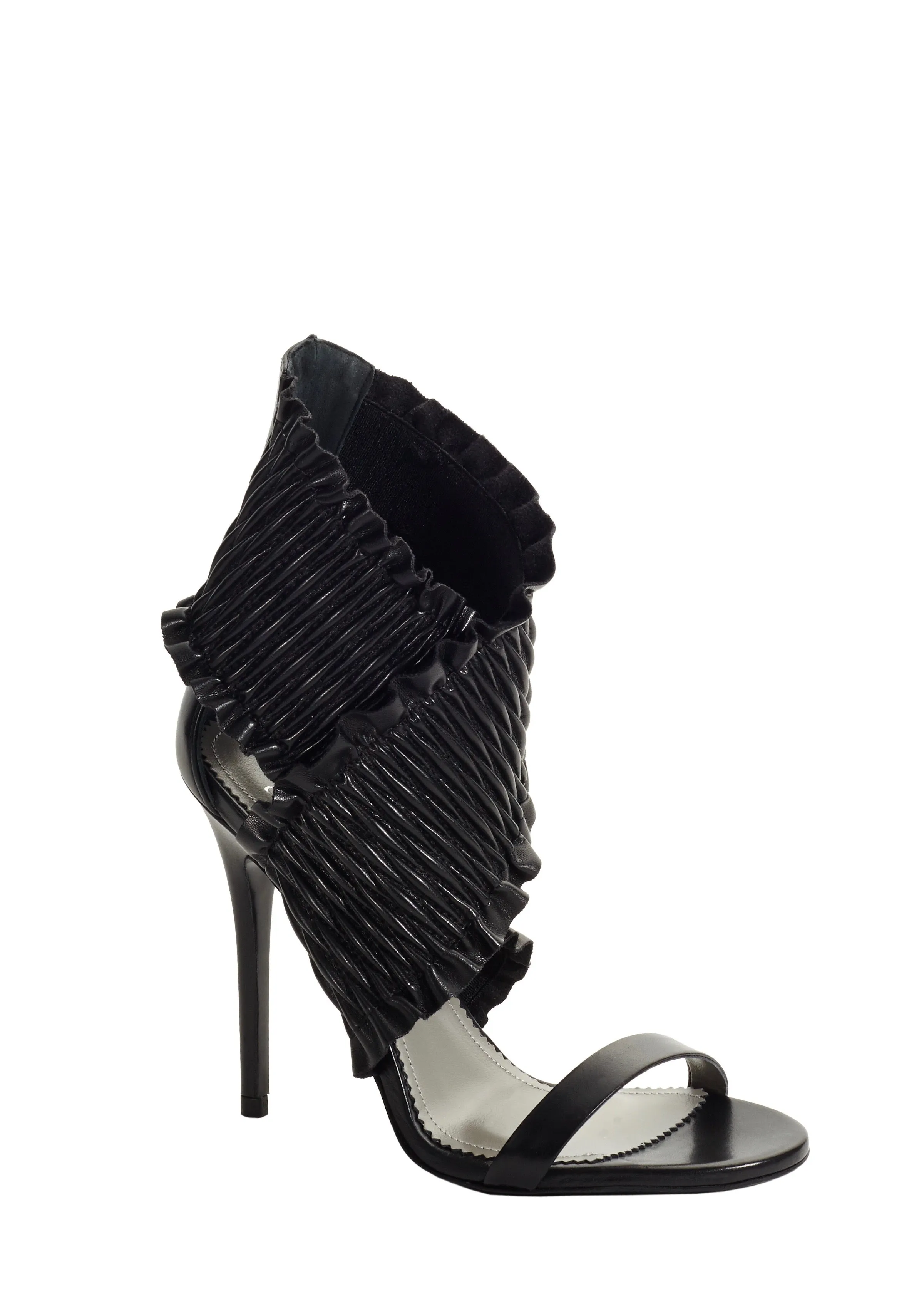 GIA BLACK CALF SANDALS