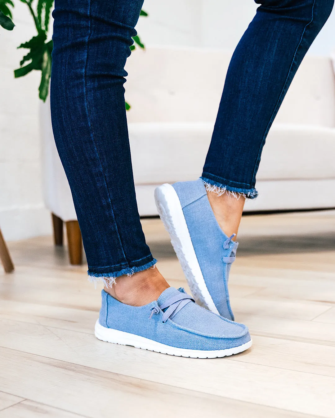 Gypsy Jazz Holly 6 Slip on Sneakers - Light Blue FINAL SALE