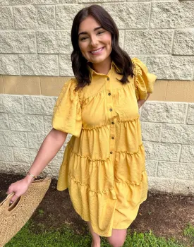 Hot Commodity Dress Yellow