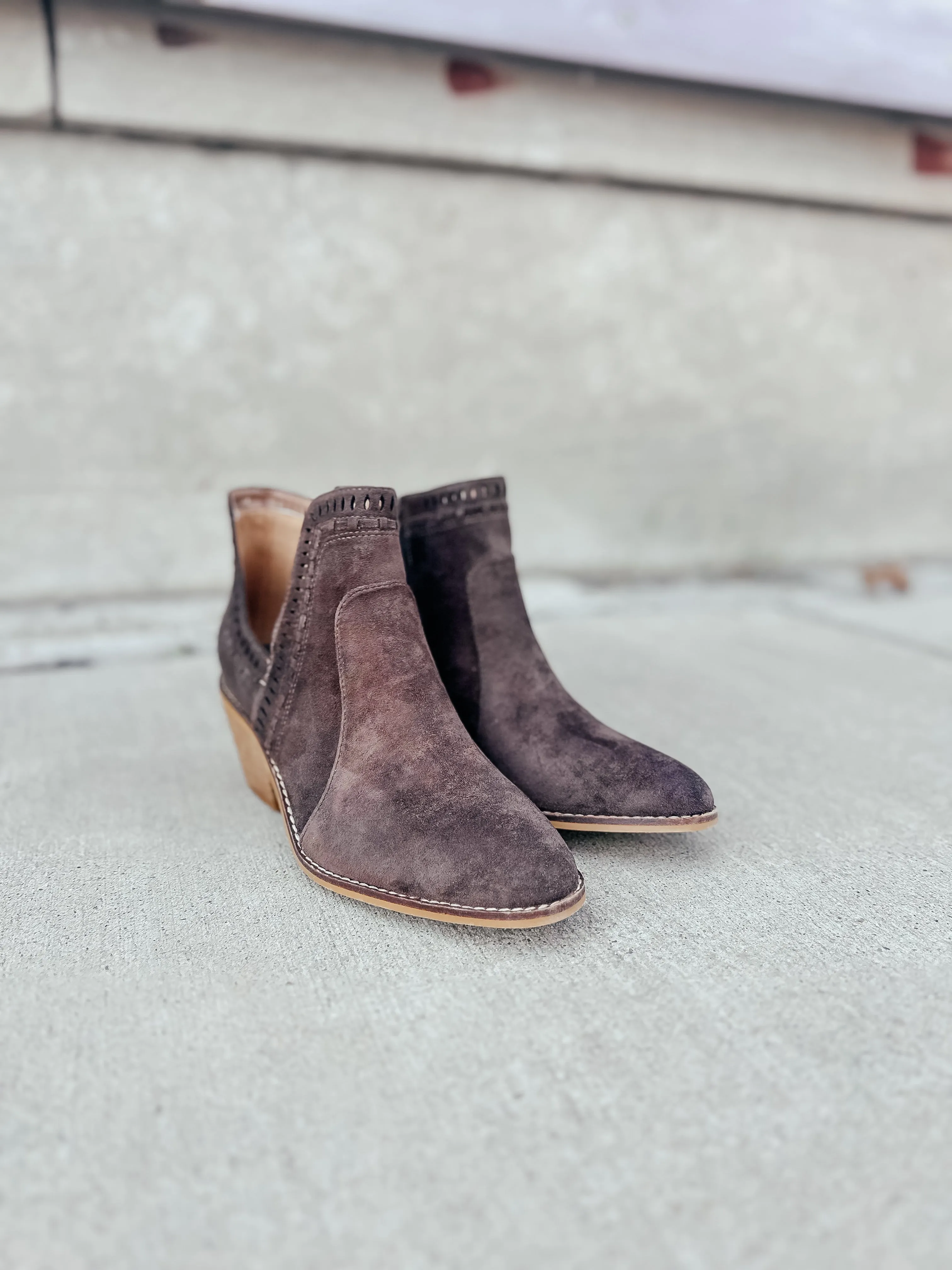 Index Chocolate Ankle Bootie