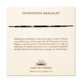 Intention Bracelet - Black/Grey