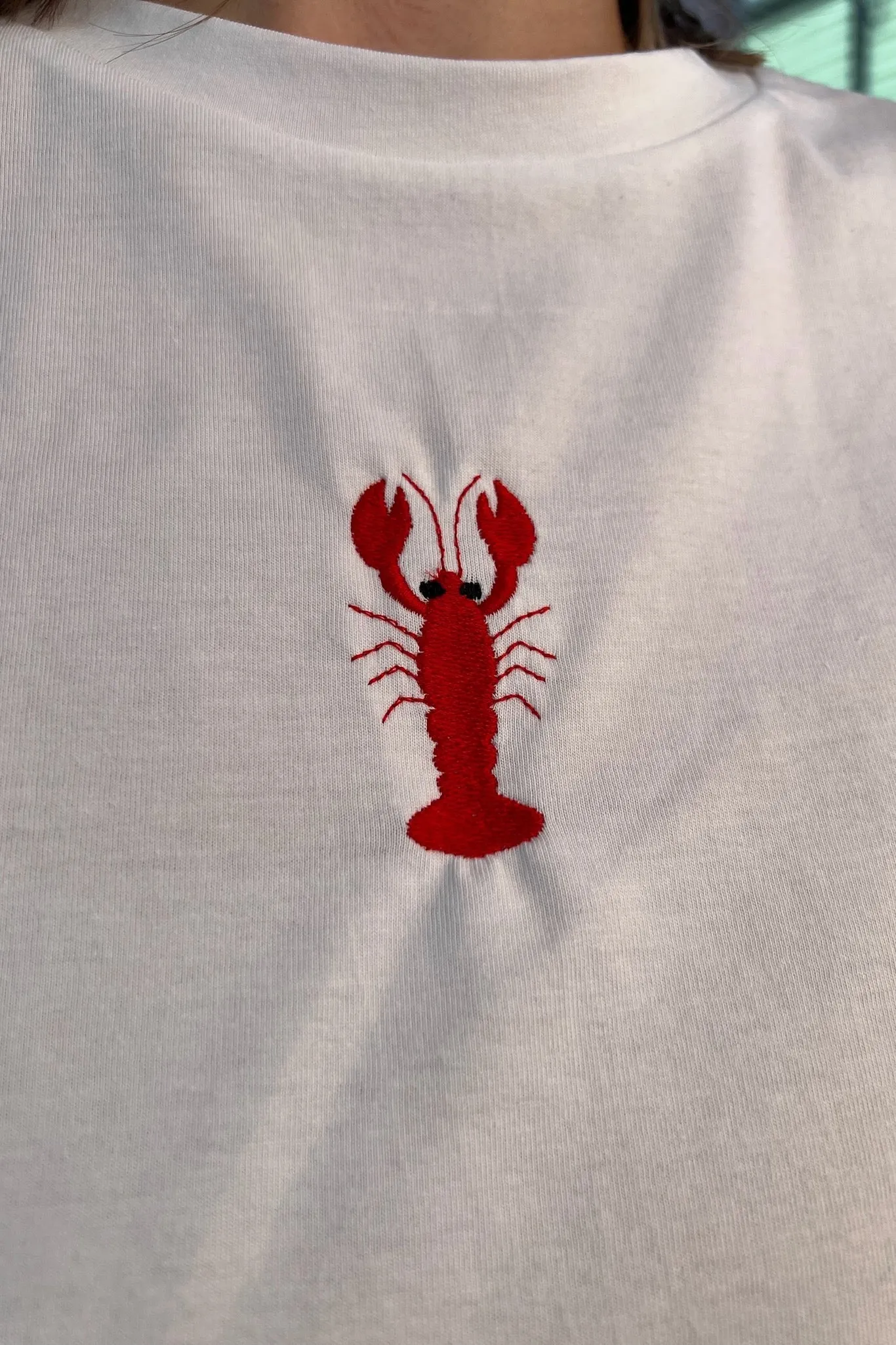 It's the Little Things Boxy Tee ~ Crawfish