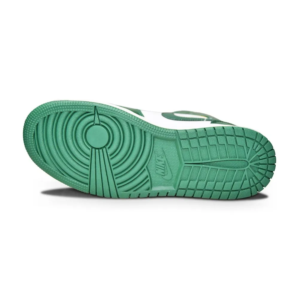 Juniors Nike Air Jordan 1 Mid - 554725 371 - Nobel Green Pollen White