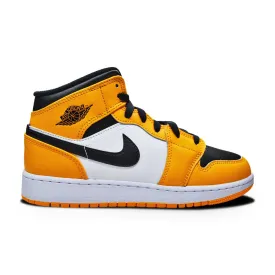 Juniors Nike Air Jordan 1 Mid - 554725 701 - Taxi Black White