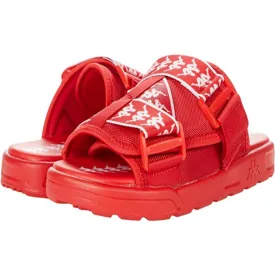 Kappa 222 BAMDA MITEL 1 SLIDES Men’s -RED FLAME-WHITE
