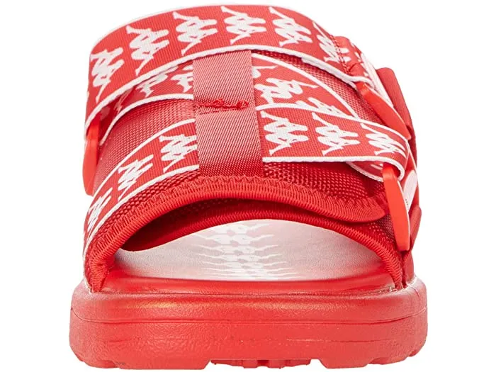 Kappa 222 BAMDA MITEL 1 SLIDES Men’s -RED FLAME-WHITE