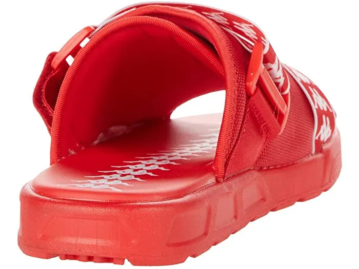 Kappa 222 BAMDA MITEL 1 SLIDES Men’s -RED FLAME-WHITE