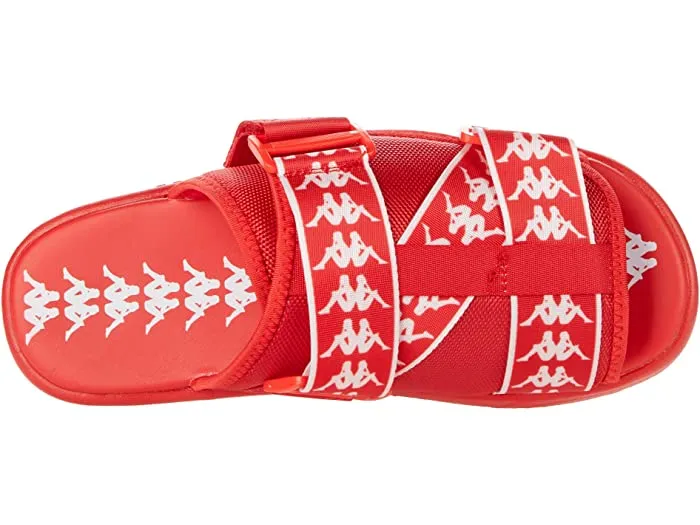 Kappa 222 BAMDA MITEL 1 SLIDES Men’s -RED FLAME-WHITE