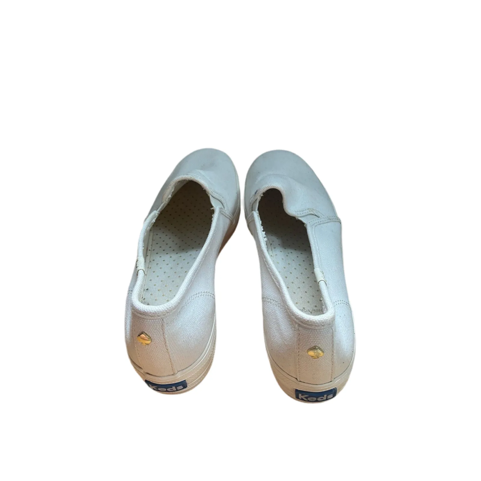 Keds Kate Spade Slip-on White Sneakers Size 7.5