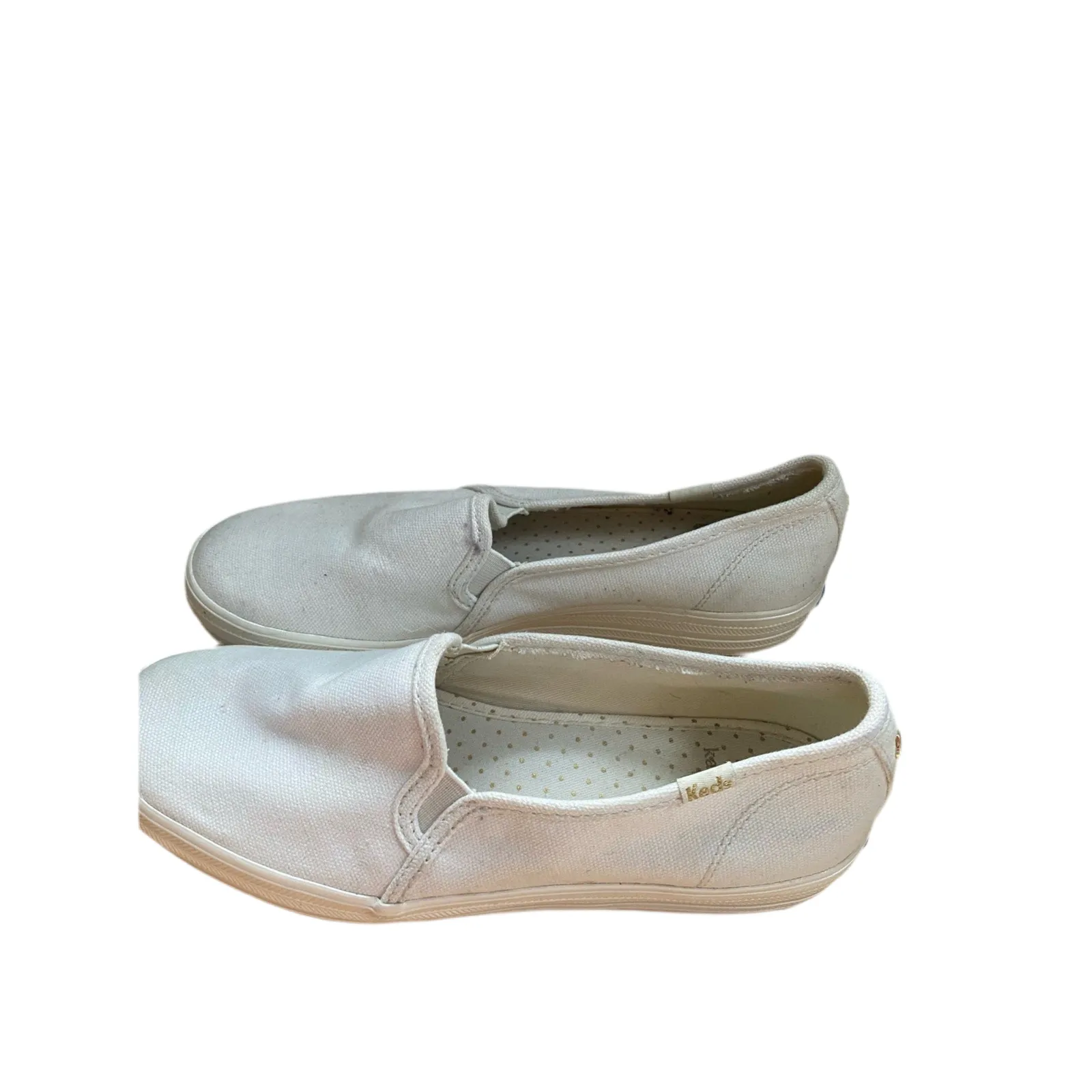 Keds Kate Spade Slip-on White Sneakers Size 7.5