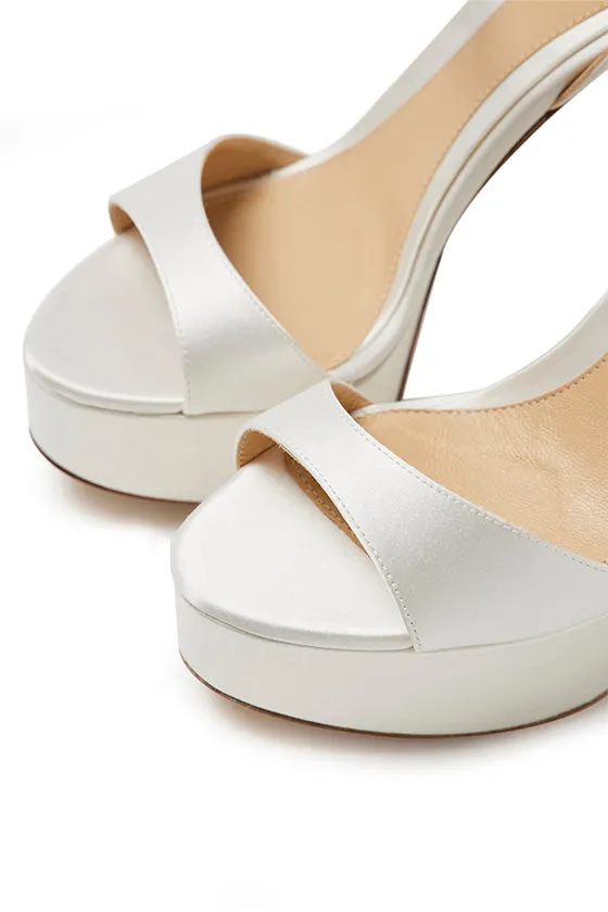 Khloe Satin Platform