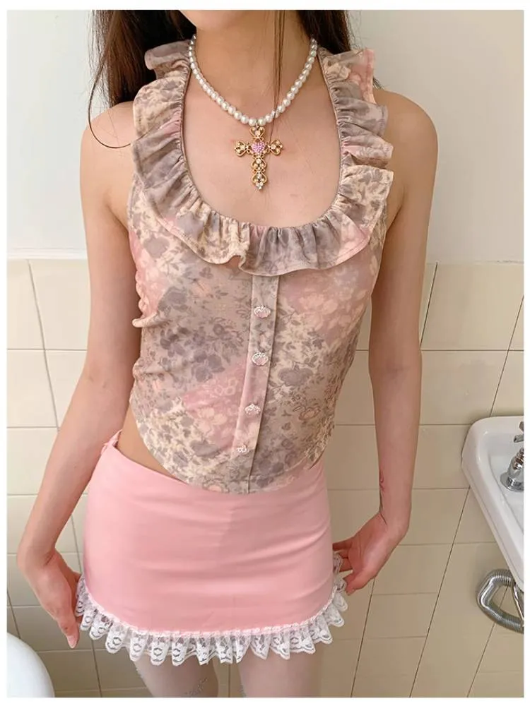 Low waist hot girl lace skirt【s0000008424】