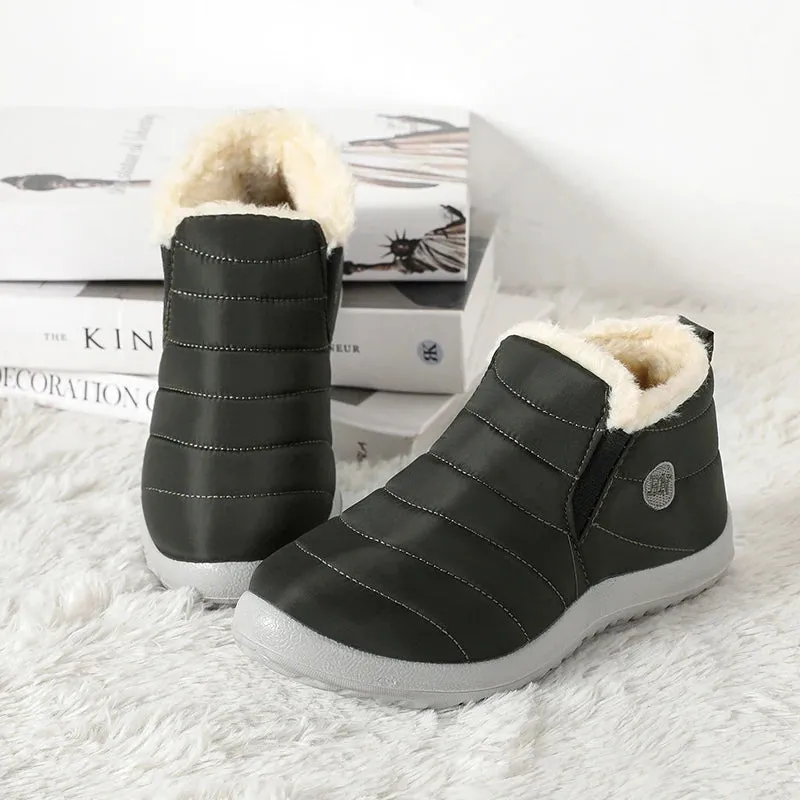 Men Boots Snow Breathable Men's Sneaker Hiking Shoes Platform