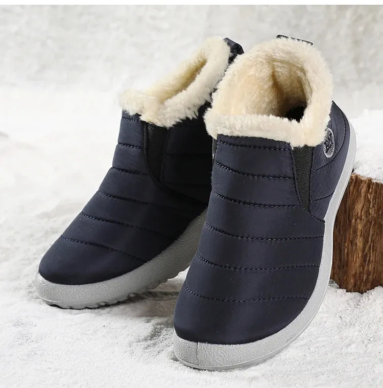 Men Boots Snow Breathable Men's Sneaker Hiking Shoes Platform