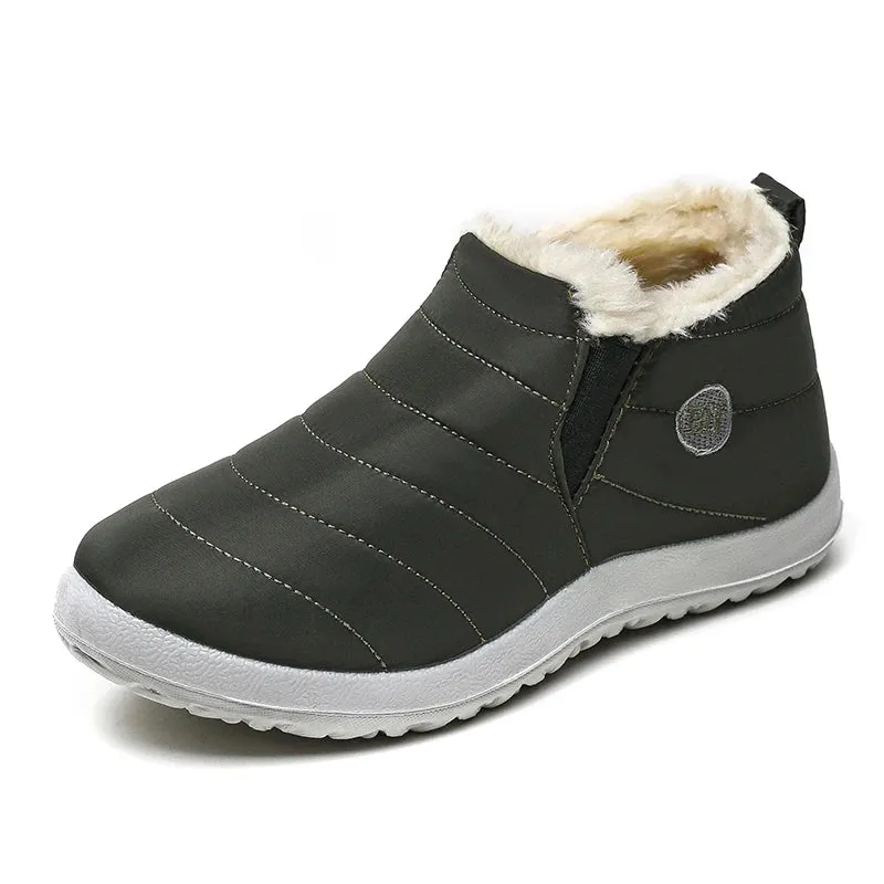 Men Boots Snow Breathable Men's Sneaker Hiking Shoes Platform