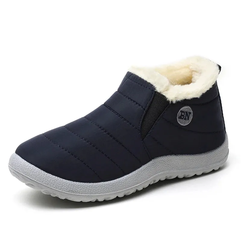 Men Boots Snow Breathable Men's Sneaker Hiking Shoes Platform