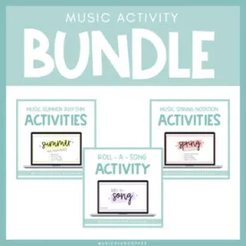 Music Activity Bundle for Google Slides™ | Distance Learning