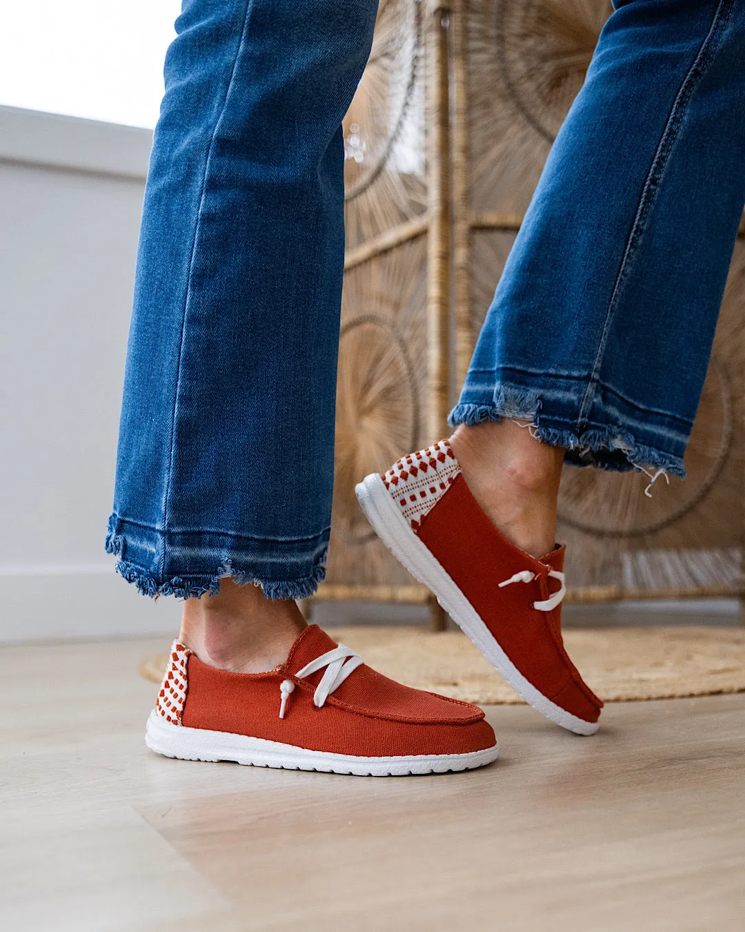 NEW! Gypsy Jazz Hazel Slip on Sneakers - Rust