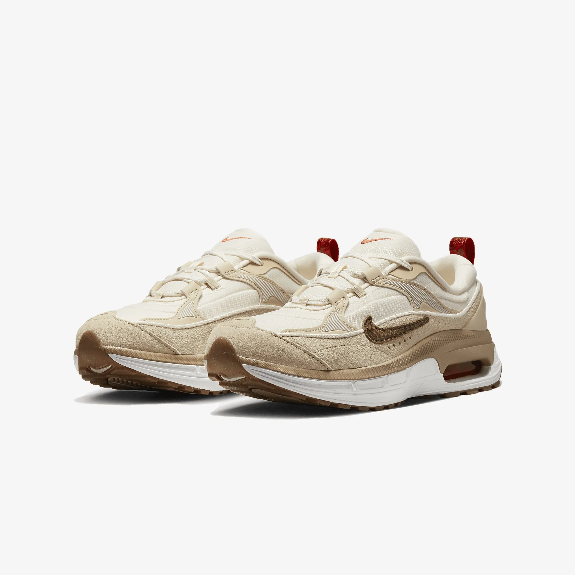 Nike | WMN'S AIR MAX BLISS SE  { PALE IVORY/PICANTE RED-SUMMIT WHITE