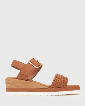 PRE-ORDER Wider Fit KENZIE Vegan Low Wedge Sandals