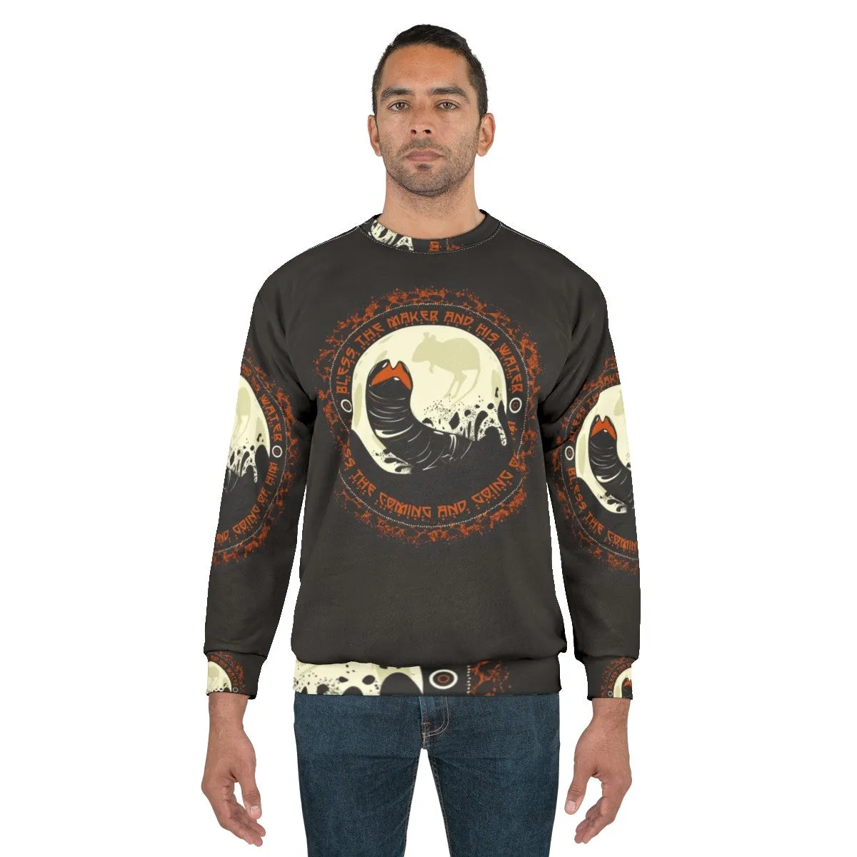 "Dune Shai Hulud 2 Sweatshirt - Sci-Fi Literary Classic"