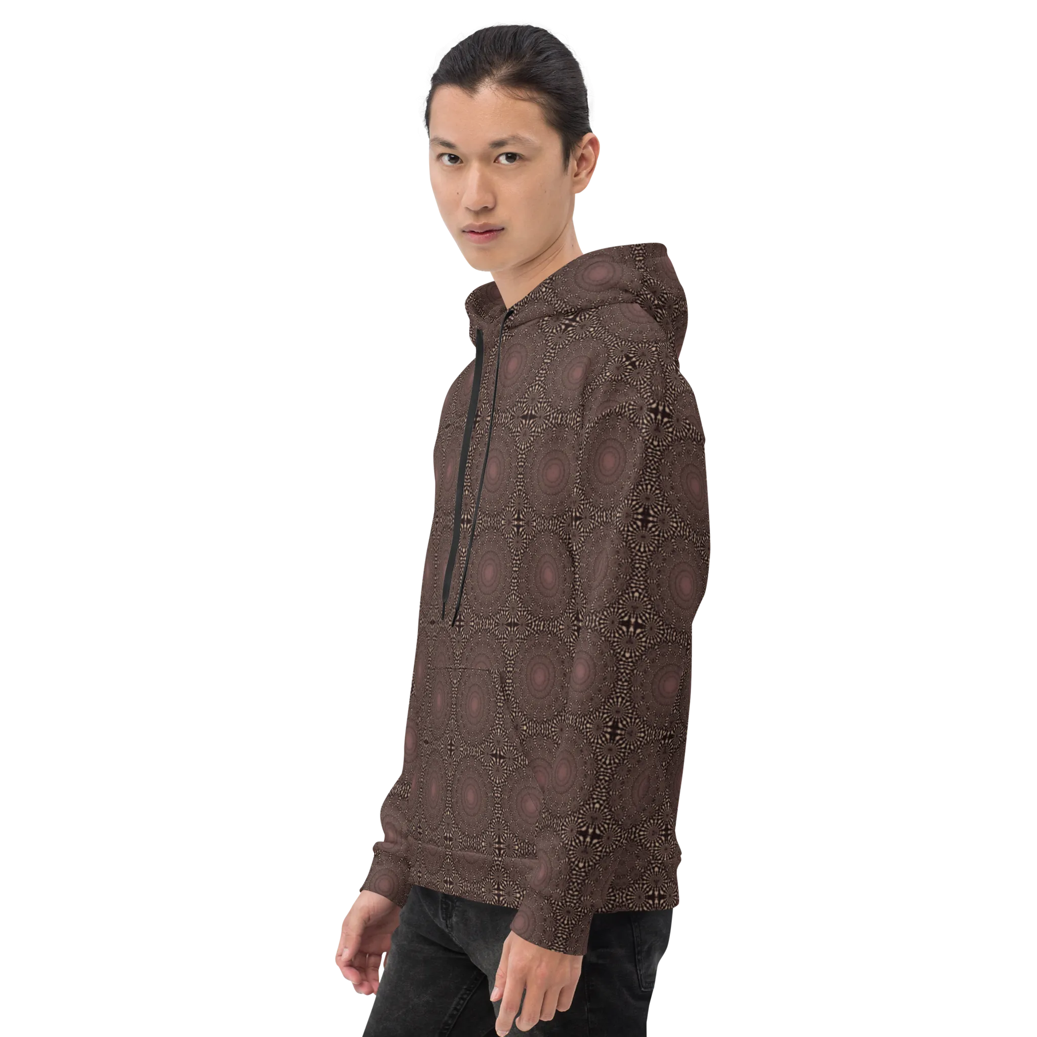 Recursia Desert Dream Men's Hoodie In Pink