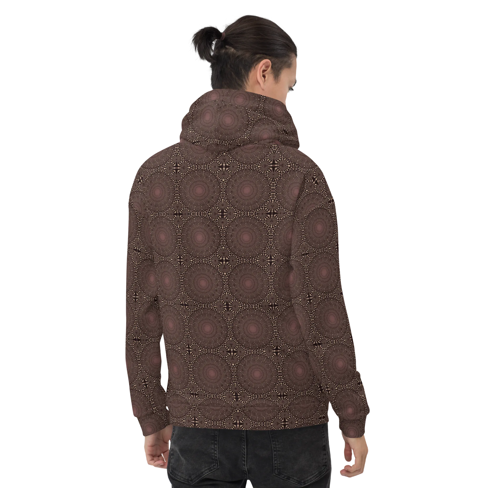 Recursia Desert Dream Men's Hoodie In Pink