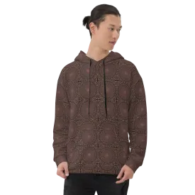 Recursia Desert Dream Men's Hoodie In Pink