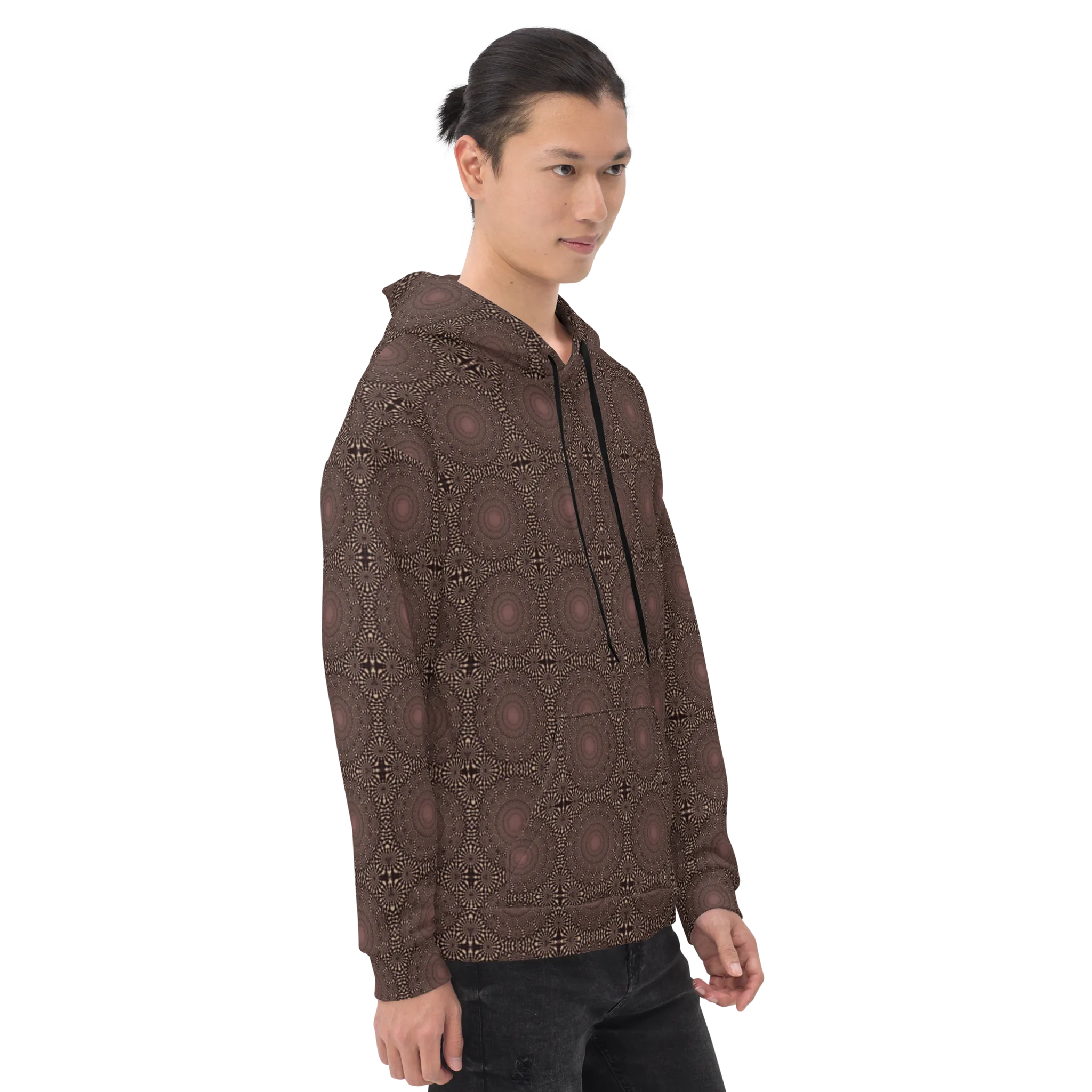 Recursia Desert Dream Men's Hoodie In Pink