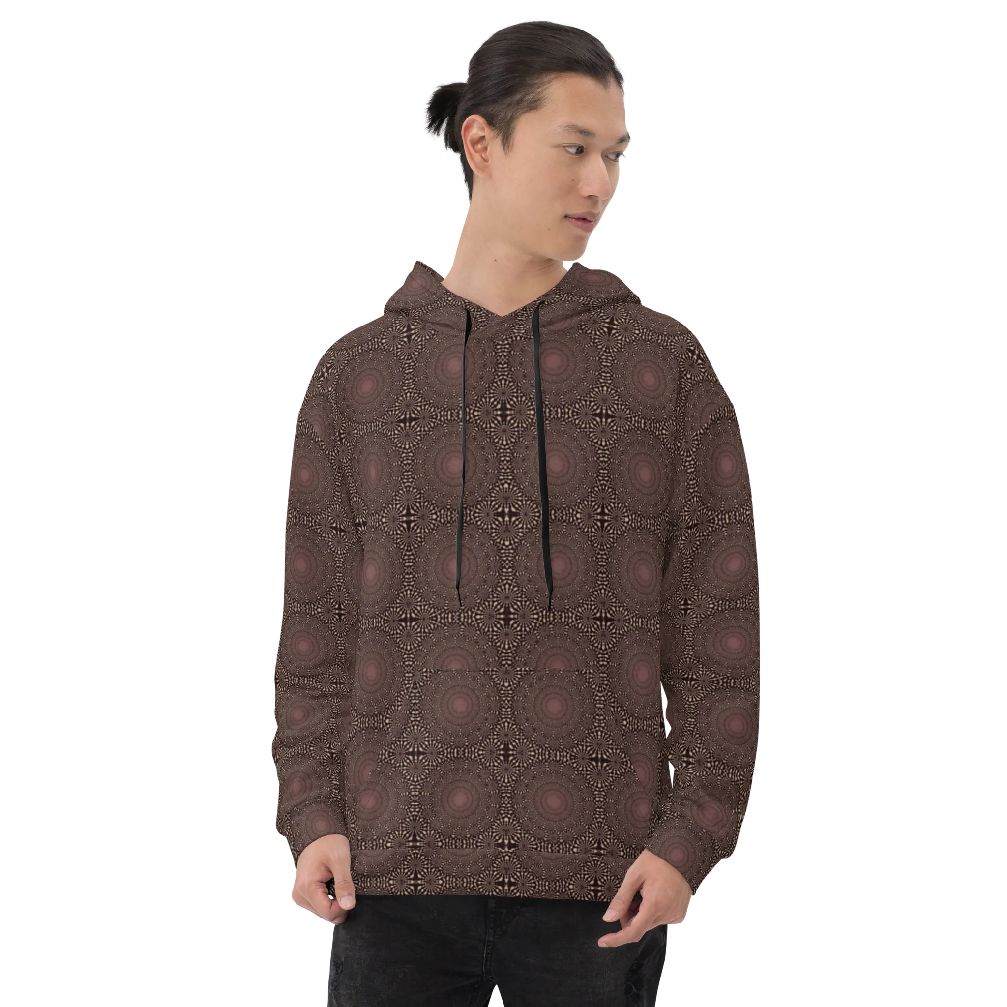 Recursia Desert Dream Men's Hoodie In Pink