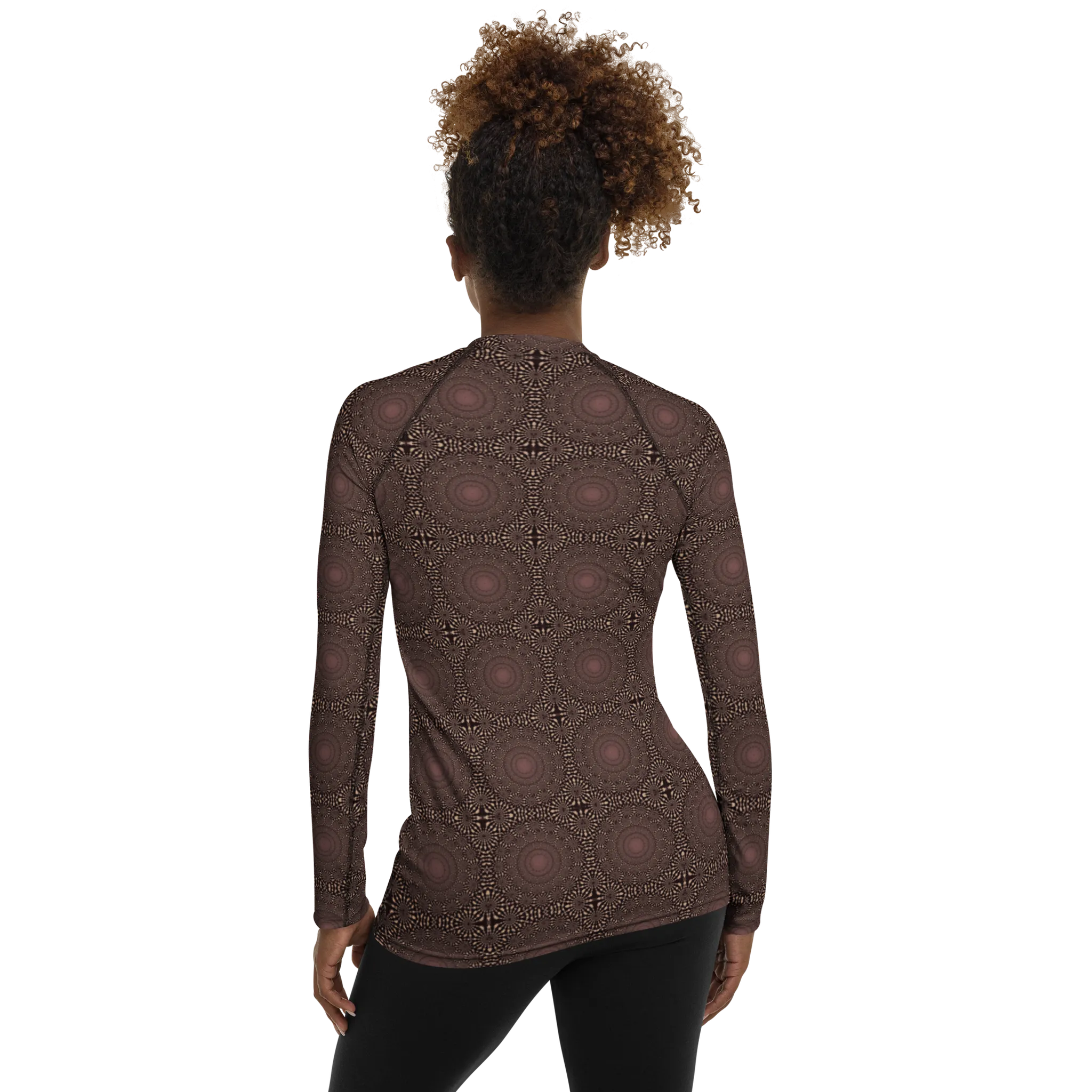 Recursia Desert Dream Women's Rash Guard In Pink