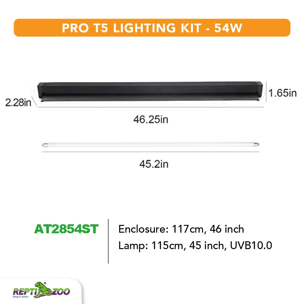 REPTIZOO PRO T5 10.0 UVB LIGHTING KIT