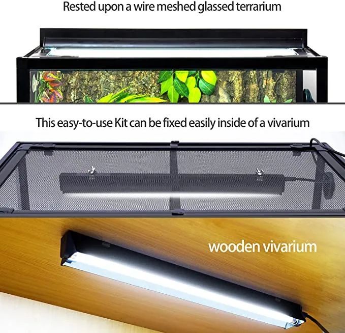 REPTIZOO PRO T5 10.0 UVB LIGHTING KIT