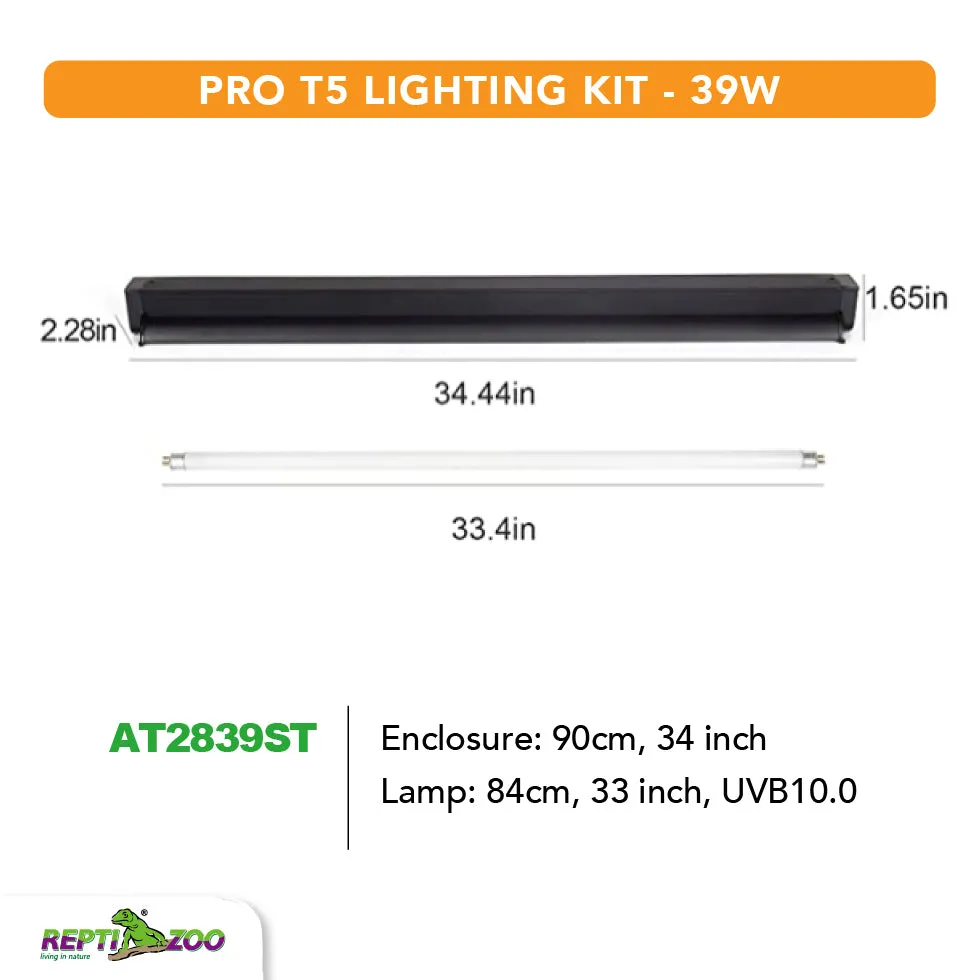 REPTIZOO PRO T5 10.0 UVB LIGHTING KIT