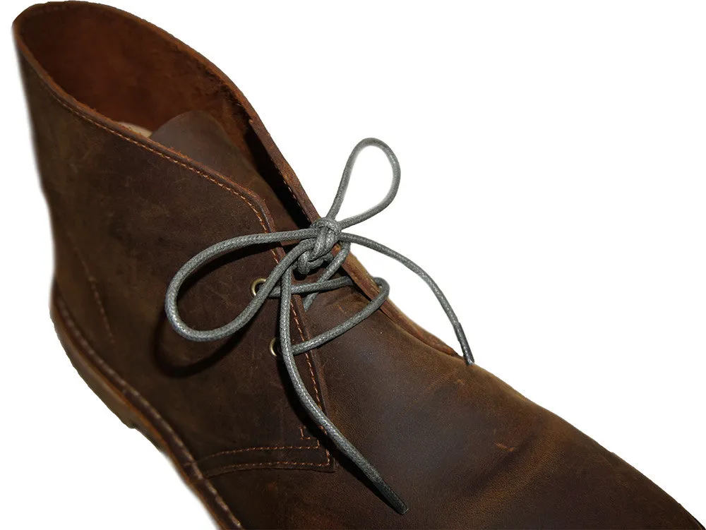 [Sage Green] - Round Waxed Cotton Shoelaces
