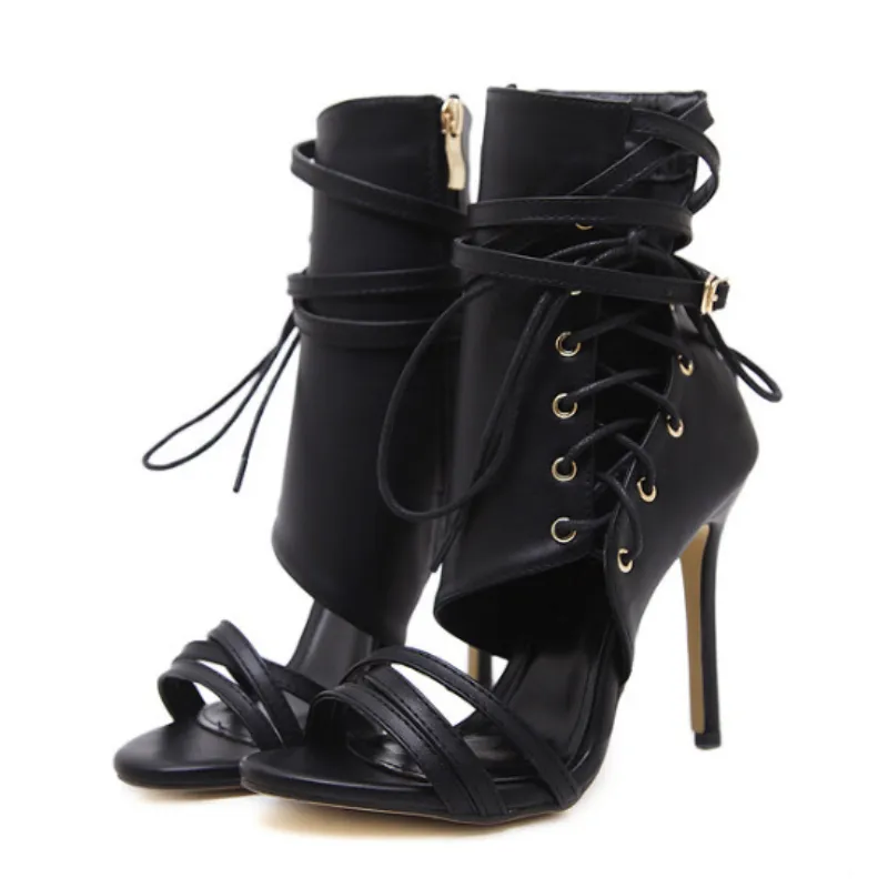 Savannah Lace-Up Heels