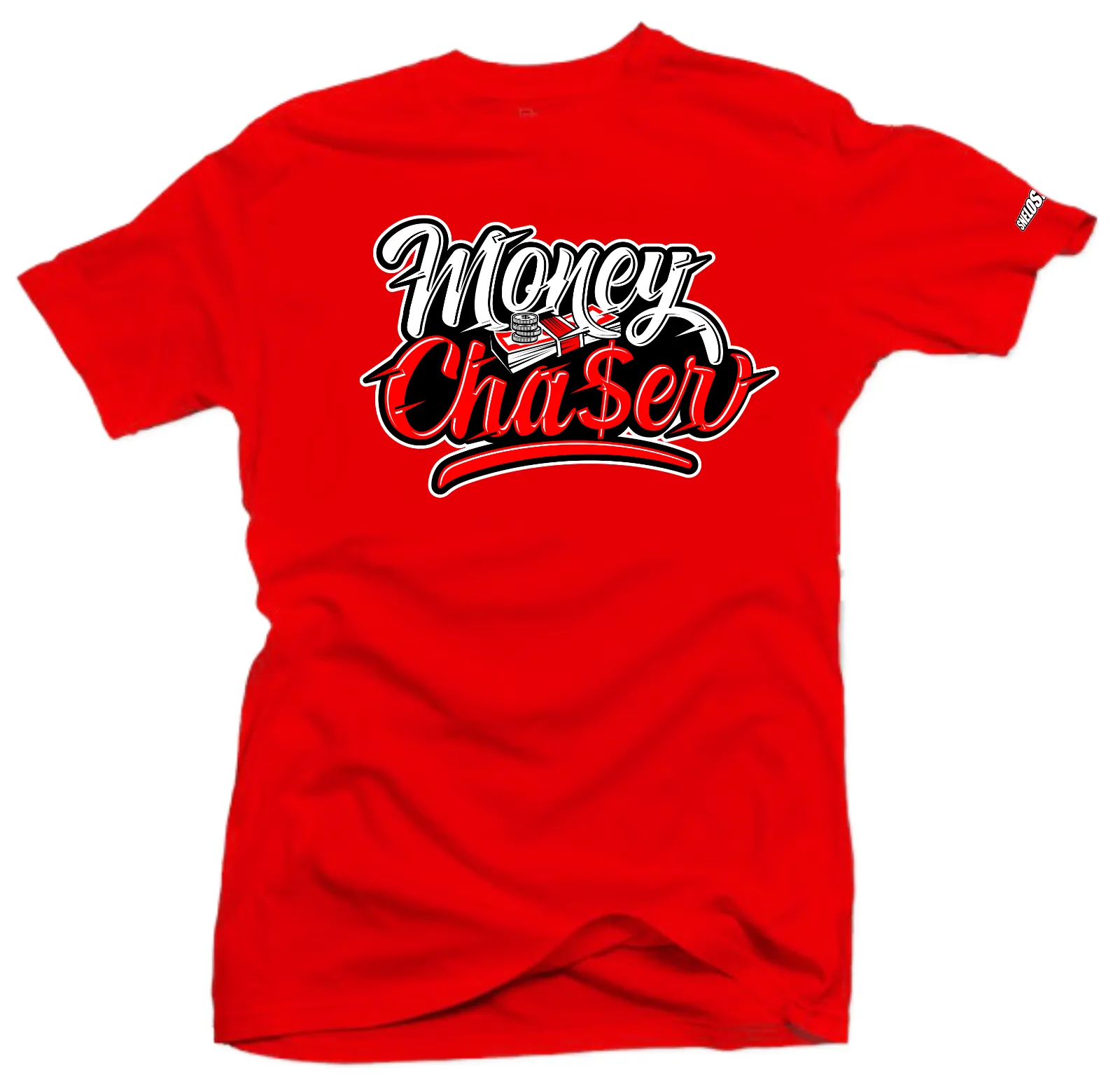 Shirt to Match Jordan 6 Red Oreo Sneakers -Money Chaser Tees