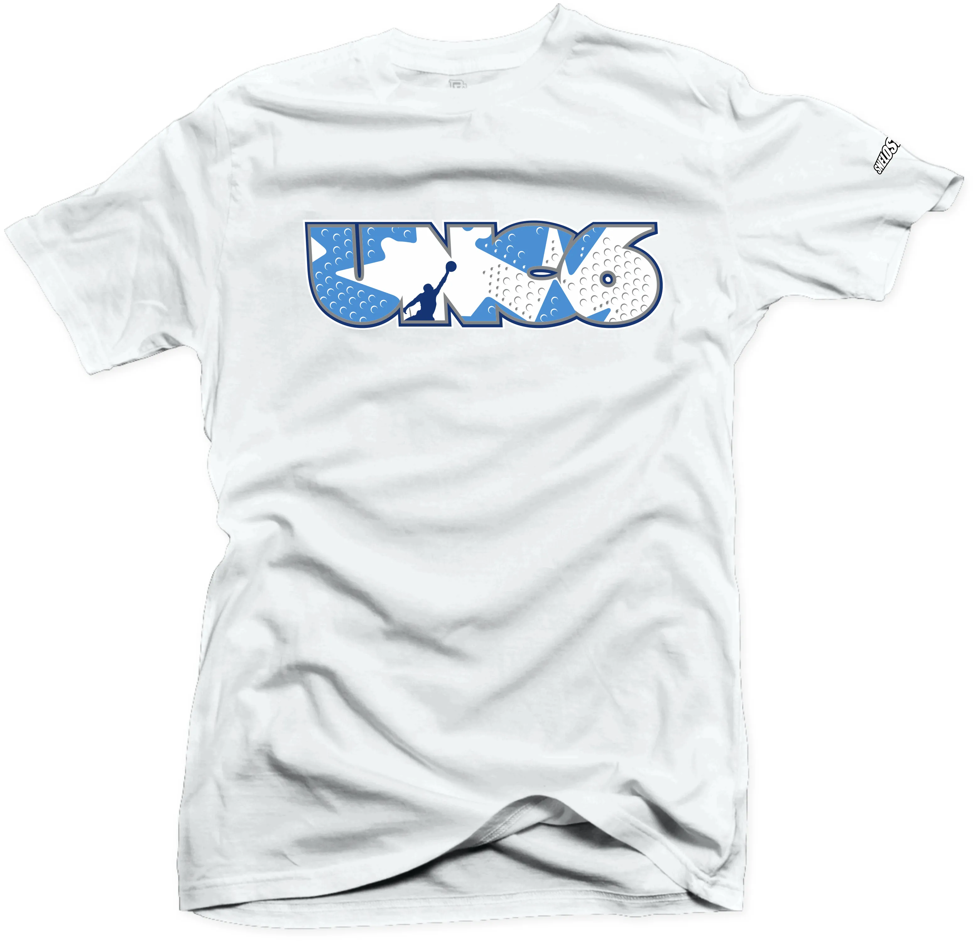 Shirt To Match Jordan 6 UNC University Blue-UNC6 Sneaker Tees
