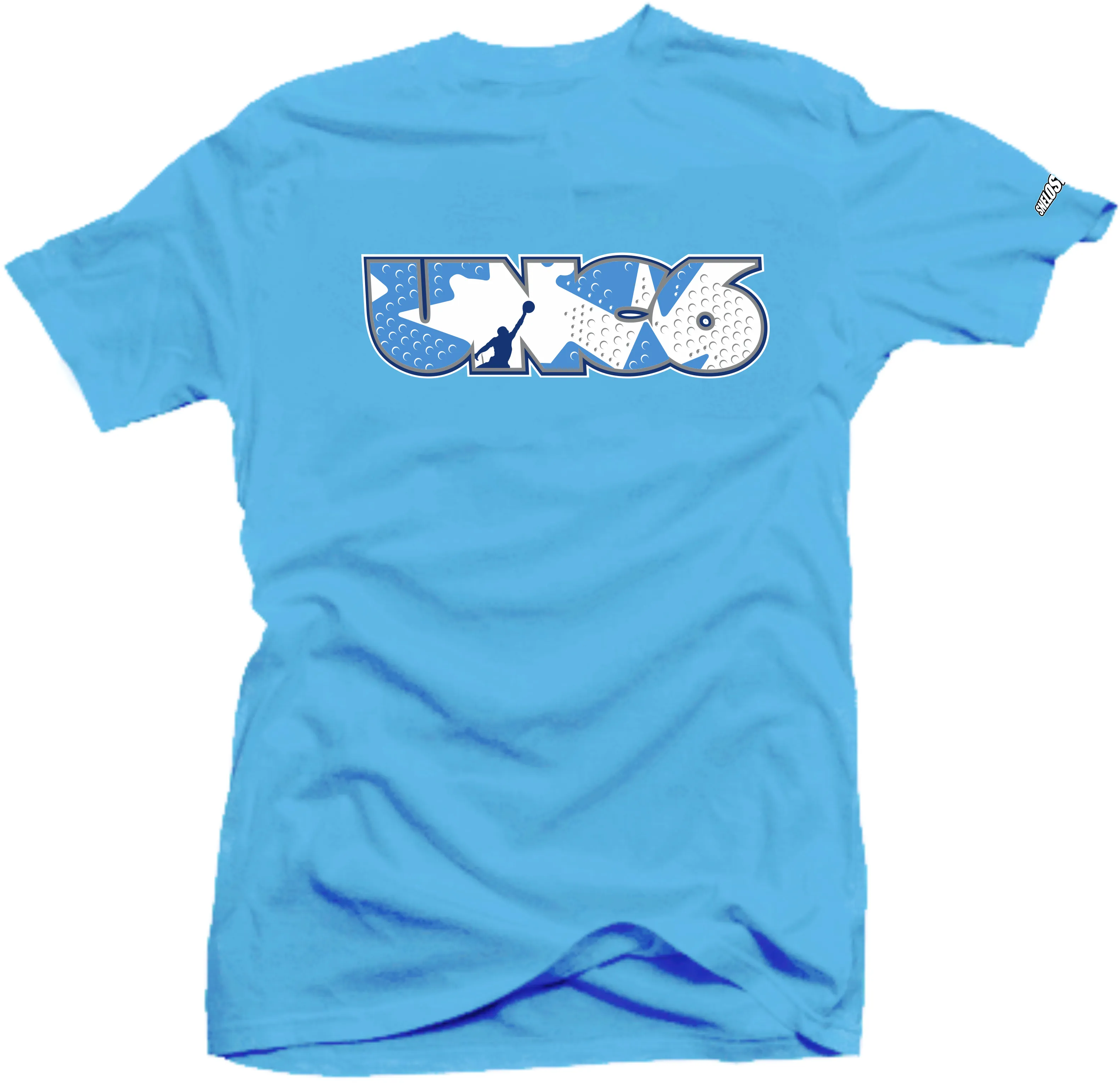 Shirt To Match Jordan 6 UNC University Blue-UNC6 Sneaker Tees