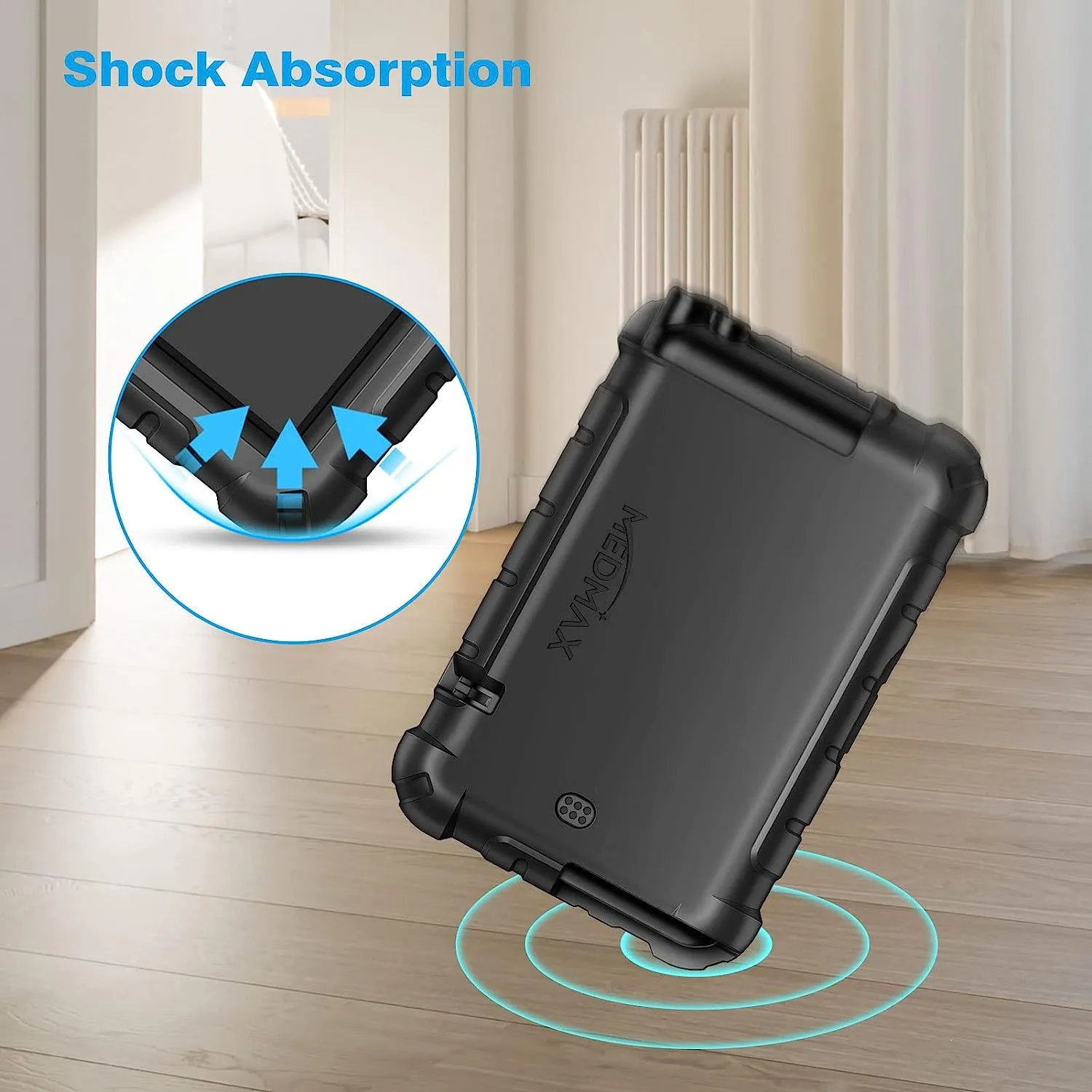Silicone Protective Case for Tandem T:Slim X2 Insulin Pumps - Lightweight, Shockproof, Non-Slip Cover with Raised Bevel - Essential Accessory for Diabetics - Black