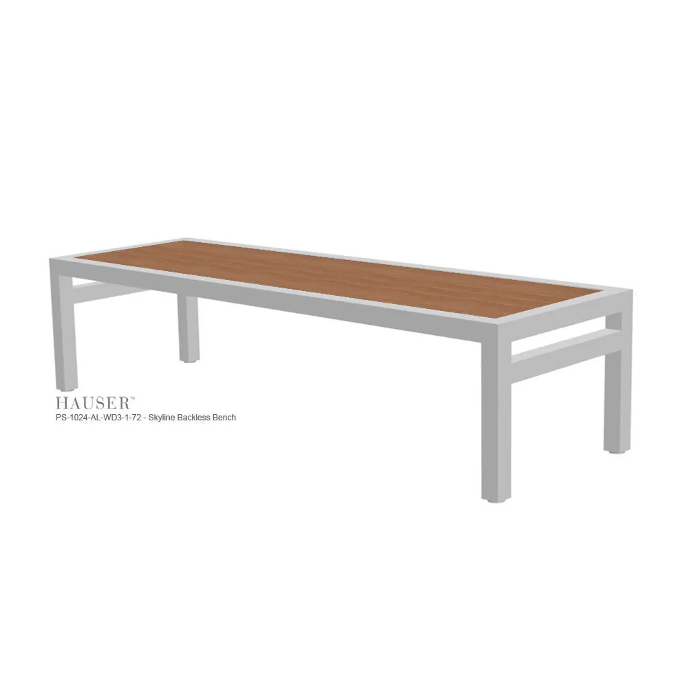 Skyline Backless Bench