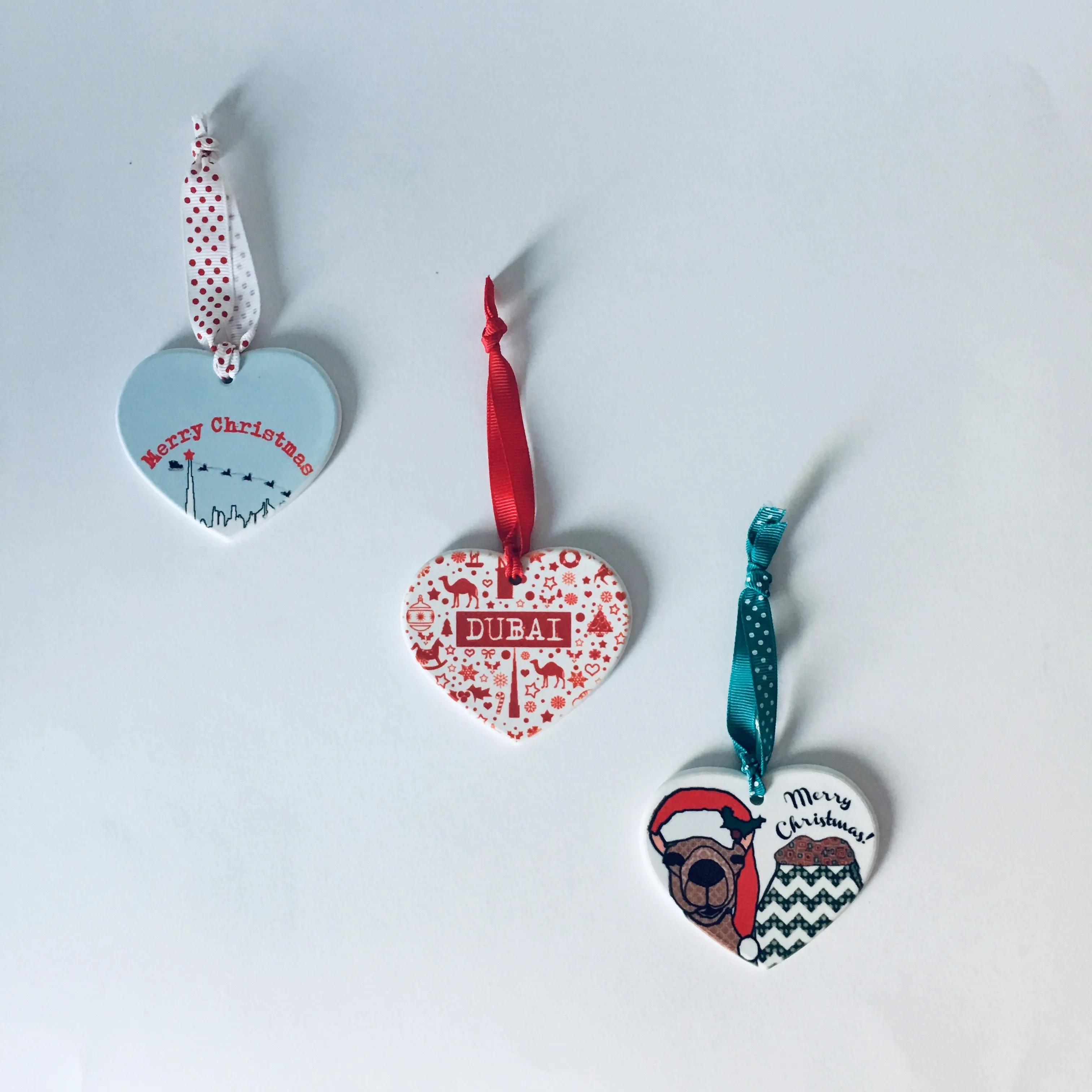 Skyline heart Christmas Tree Decoration