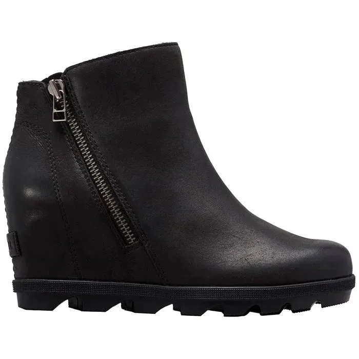 Sorel Black Waterproof Joan of Arctic Wedge II Zip Boot (7.5)